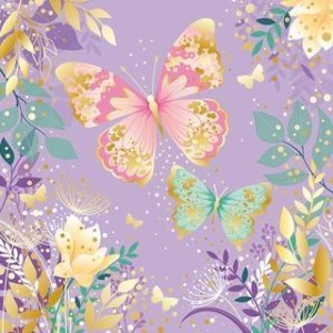 KARNET UNIWERSALNY - CLASSY BUTTERFLIES