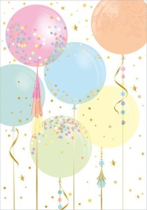 KARNET UNIWERSALNY - BIG CLASSY BALLOONS