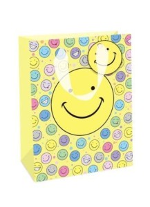TOREBKA PREZENTOWA SMILES - UŚMIECHNIĘTE BUŹKI