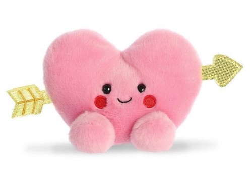 Maskotka Serce Różowe Strzała 13cm, Daffi