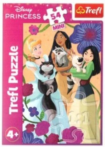 PUZZLE 54 MINI DISNEY PRINCESS TREFL, TREFL