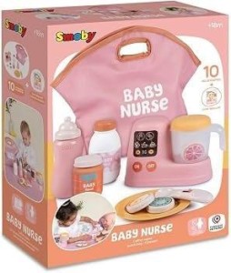 SMOBY BABY NURSE ZESTAW Z PODGRZEWACZEM, SMOBY