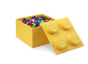LEGO STORAGE BRICK 4 FELT YELLOW, NHG