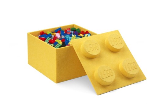 LEGO Storage Brick 4 Felt Yellow, NHG