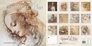 KALENDARZ 2027 ŚCIENNY KWADRAT LEONARDO DA VINCI