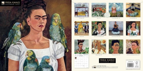 Kalendarz 2027 ścienny kwadrat Frida Kahlo