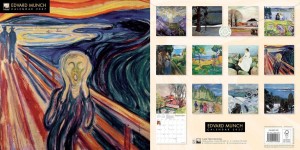 KALENDARZ 2027 ŚCIENNY KWADRAT EDVARD MUNCH