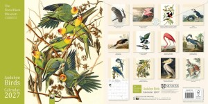 KALENDARZ 2027 ŚCIENNY KWADRAT AUDUBON BIRDS