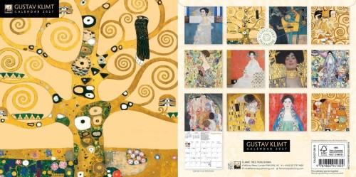 Kalendarz 2027 ścienny mini Gustav Klimt