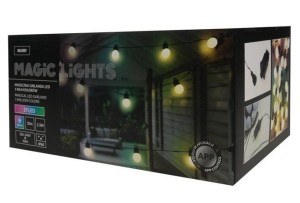 MAGICZNA GIRLANDA 19 LED 1MLN KOLORÓW 10M 230V