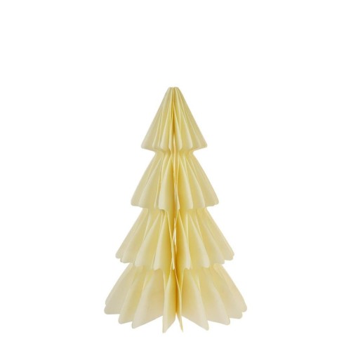 Choinka kremowa - papierowa dekoracja 25cm