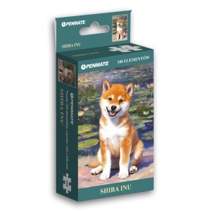 PUZZLE 108 MINI DOG GARDEN SHIBAINU, PENMATE