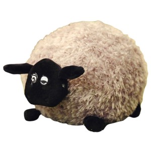 PLUSZOWA MASKOTKA OWCA JASNOBRĄZOWA 20 CM