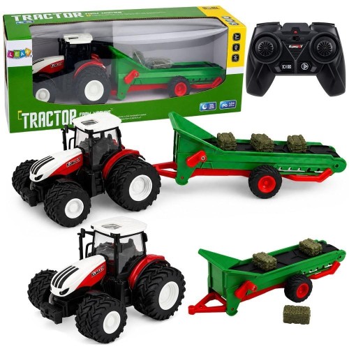 Traktor z taśmociągiem R/C 1:24, Leantoys