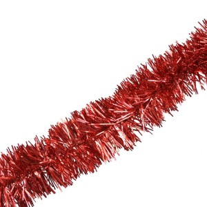 ŁAŃCUCH CHOINKOWY CZERWONY 200CM