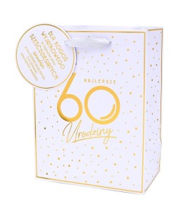 TORBA URODZINY 60 ELITE A5, KUKARTKA