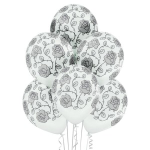 BALONY RÓŻE 30CM 6SZT