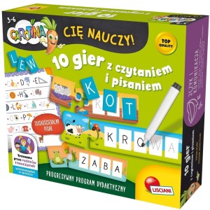 CAROTINA CIĘ NAUCZY! 10 GIER Z CZYTANIEM I PISANIE