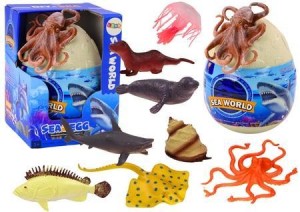 JAJO Z FIGURKAMI STWORZEŃ MORSKICH 26EL, LEANTOYS