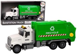 ŚMIECIARKA BIAŁO-ZIELONA, LEANTOYS