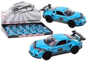 AUTO SPORTOWE 1:32 NIEBIESKIE, LEANTOYS