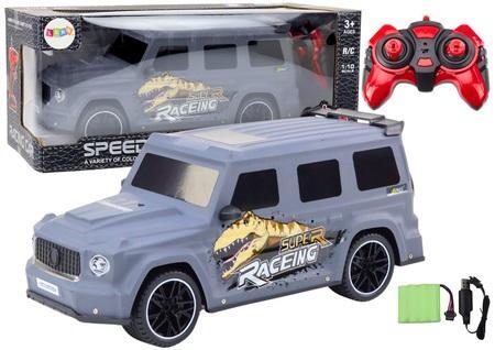 Auto RC 1:10 szare, Leantoys