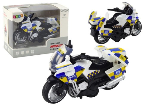 Motocykl policyjny z napędem frykcyjnym, Leantoys