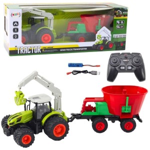 TRAKTOR Z SIEWNIKIEM RC ZDALNIE STEROWANY