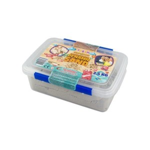 PIASEK DYNAMICZNY - NATURALNY 2,5KG BOX, TUBAN