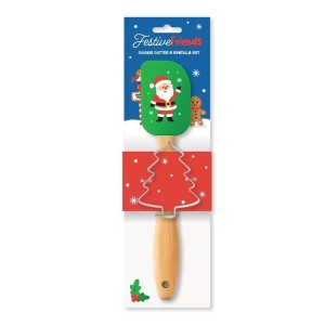 FOREMKA DO CIASTEK FRIENDS CHRISTMAS + SZPATUŁKA
