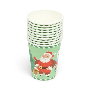 KUBECZKI PAPIEROWE JINGLE BUNCH 10SZT