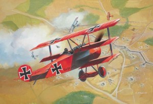 SAMOLOT. FOKKER DR. 1 TRIPLANE