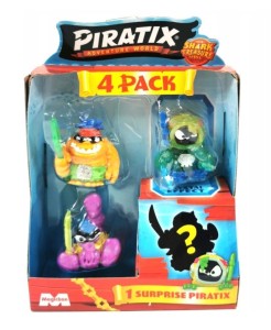 FIGURKA PIRATIX SHARK TREASURE 4-PAK, MAGIC BOX