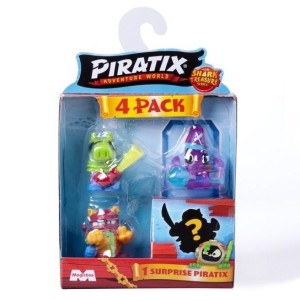 FIGURKA PIRATIX SHARK TREASURE 4-PAK, MAGIC BOX