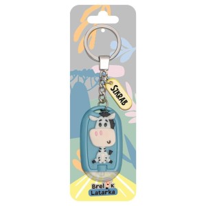 BRELOK 3D Z LATARKĄ - SZKRAB, BE-HAPPY GIFTS