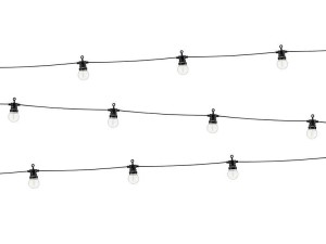 LAMPKI DEKORACYJNE LED CZARNE 5M
