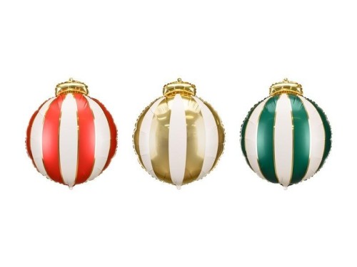 Balony foliowe Bombki 42x46cm 3szt