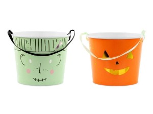 WIADERKA NA CUKIERKI HALLOWEEN 13,5CM 2SZT