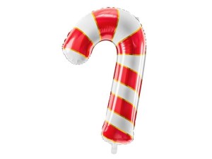 BALON FOLIOWY CUKROWA LASKA 50X82CM CZERWONY