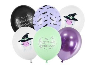 BALONY WITCH 30CM 6SZT