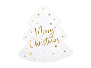 SERWETKI CHOINKA MERRY CHRISTMAS 16X16,5CM 20SZT