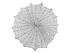 OBRUS PAJĘCZYNA 124CM