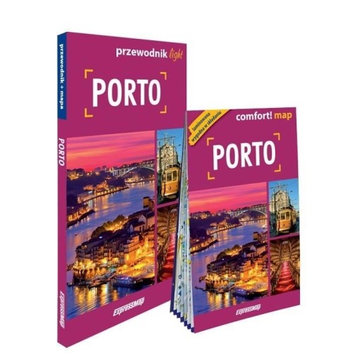Porto light: przewodnik + mapa w.2025