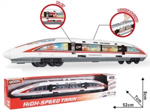 POCIĄG HI-SPEED FRICTION ŚWIATŁO DŹWIĘK, MADEJ