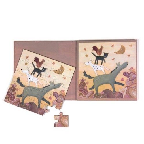 Puzzle magnetyczne Muzykanci z Bremy, Egmont Toys
