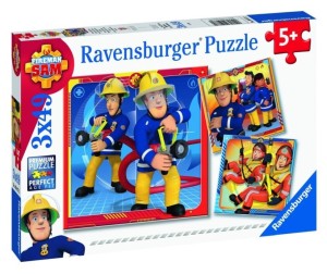 PUZZLE 3X49 STRAŻAK SAM NA RATUNEK!, RAVENSBURGER