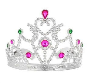 DIADEM KSIĘŻNICZKI Z KOLOROWYMI KAMYKAMI
