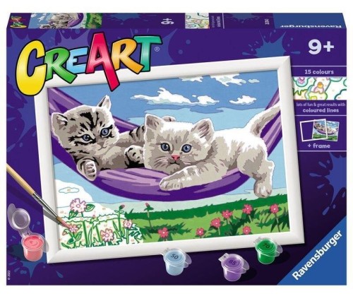CreArt dla dzieci: Kocięta w hamaku, Ravensburger