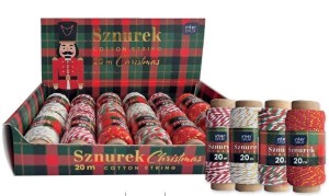 SZNUREK 20M CHRISTMAS (12SZT)