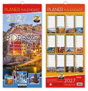 KALENDARZ 2027 PLANER PODRÓŻE